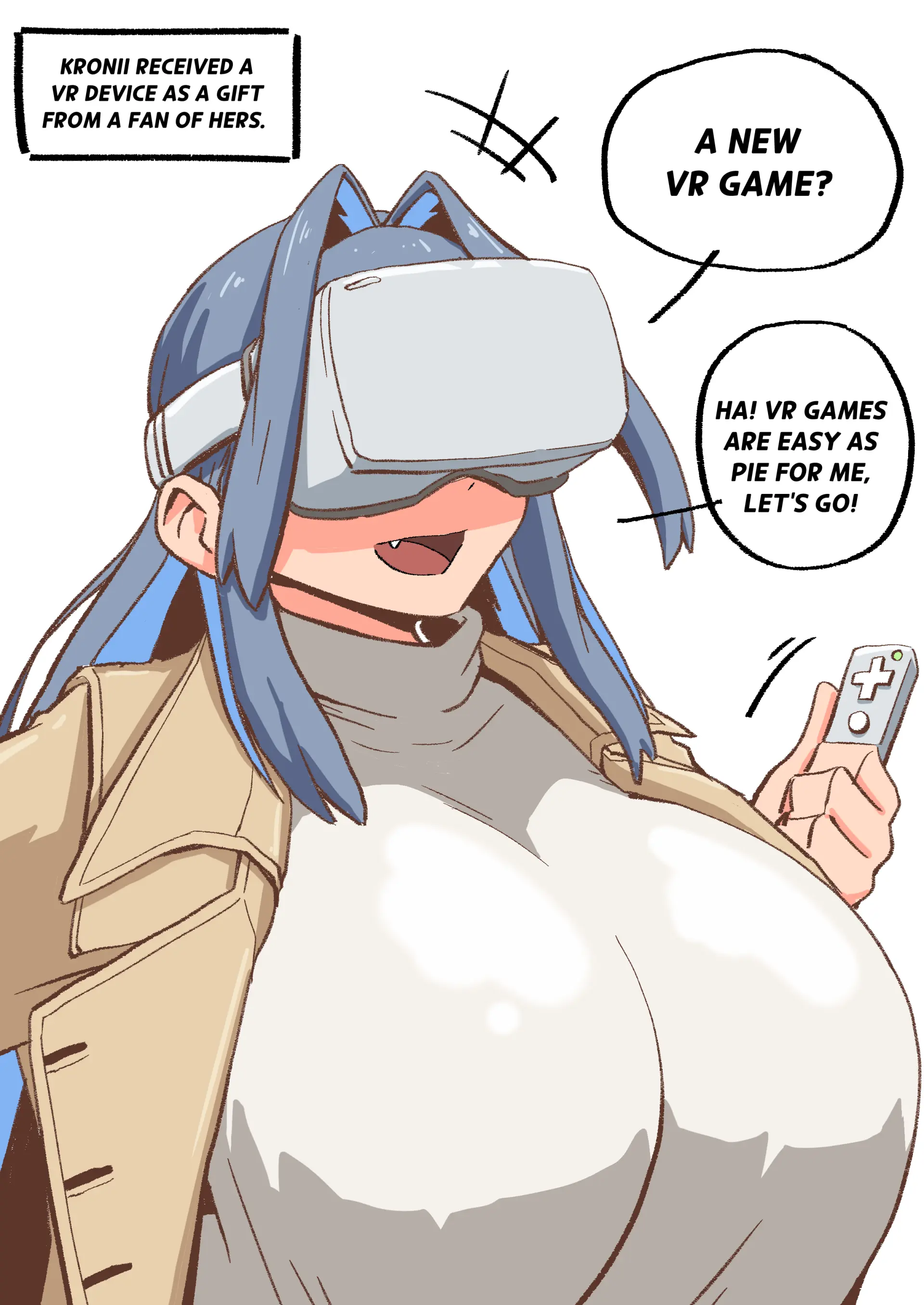 Kronii And The Cursed VR Device